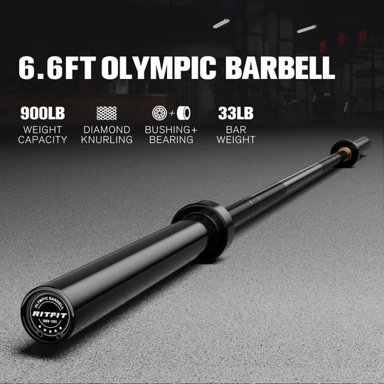 Olympic Weight Bar for Home Gym Strength Training | DreamChaserHQ