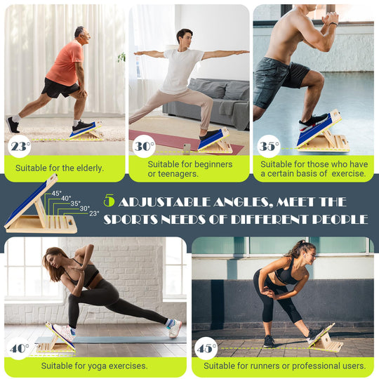Slant Board for Calf Stretching &amp; Ankle Mobility | DreamChaserHQ