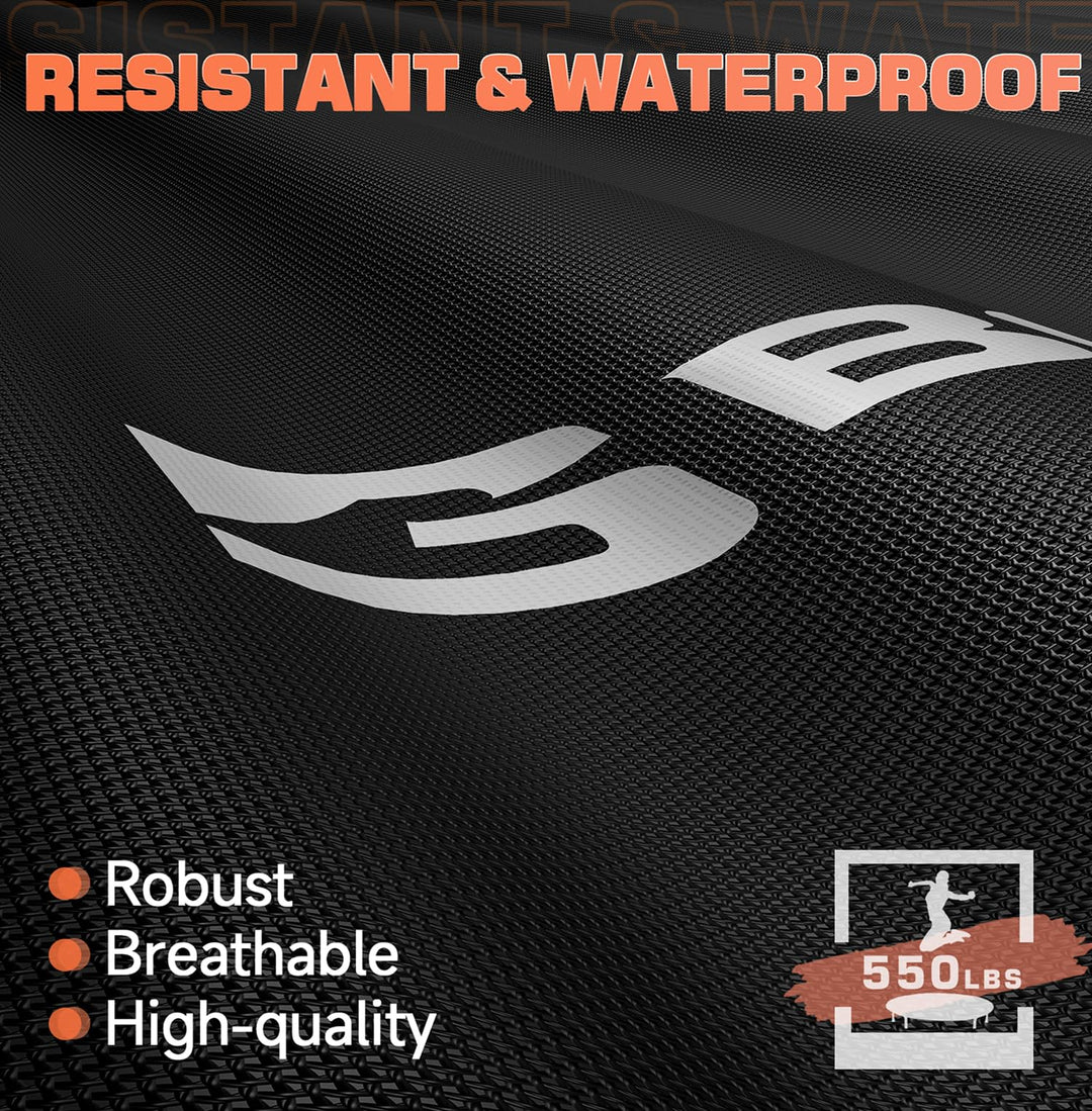 BCAN 40" Fitness Trampoline With Handle - Adjustable Foam, 450 LBS Capacity, Portable &amp; Quiet - Green - Dreamchaser Headquarters