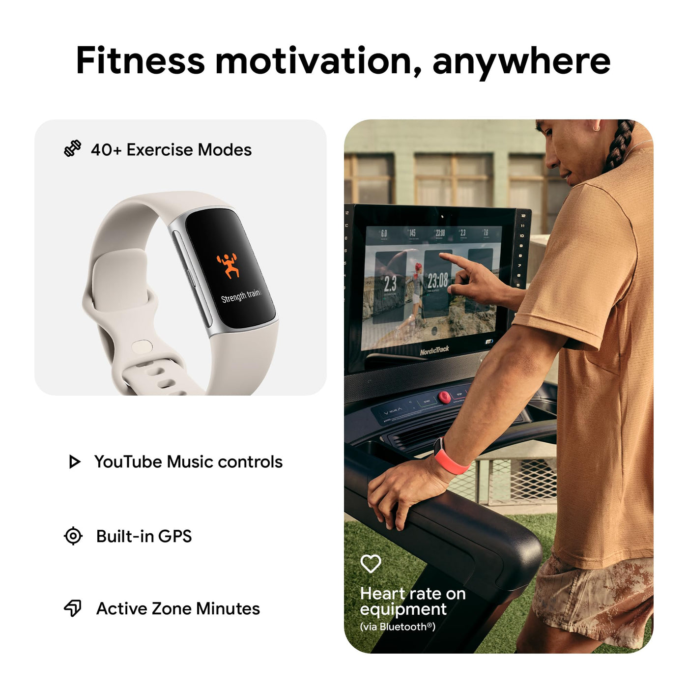 Fitbit Charge 6 Fitness Tracker with Google apps, Heart Rate on Exercise Equipment\ - Dreamchaser Headquarters