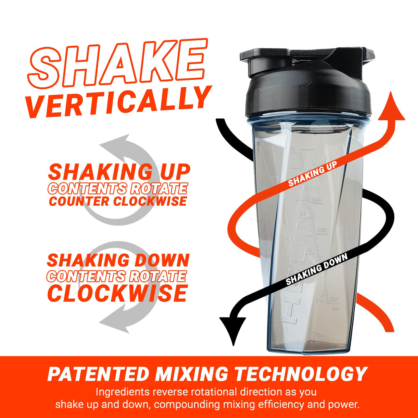 HELIMIX 2.0 portable blender bottle design featuring a leak-proof cap for on-the-go use.