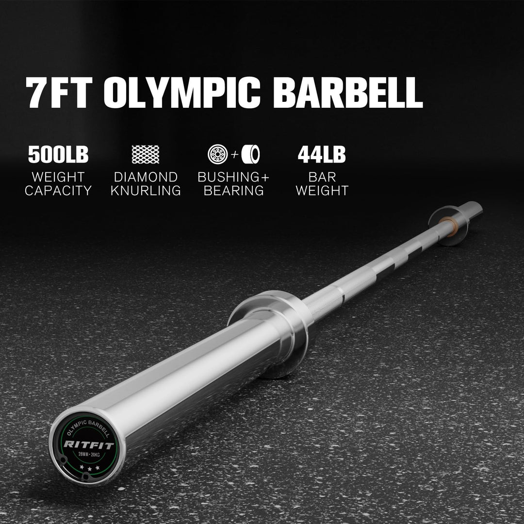 Olympic Weight Bar for Home Gym Strength Training | DreamChaserHQ