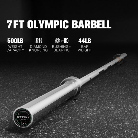 Olympic Weight Bar for Home Gym Strength Training | DreamChaserHQ