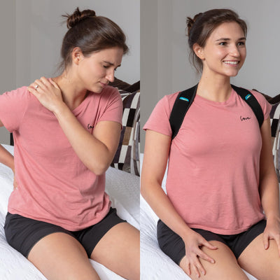 ComfyBrace Posture Corrector for Back Pain - Lifetime warranty included for ultimate customer satisfaction.
