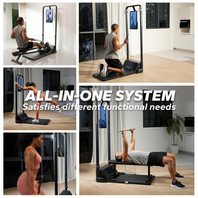 Speediance Gym Monster Smart Home Gym, Multifunctional Strength Training Machine, Smith Machine Power Cage Workout Station, Squat Rack Cable Machine, Full Body Fitness Equipment for Home Workout - Dreamchaser Headquarters