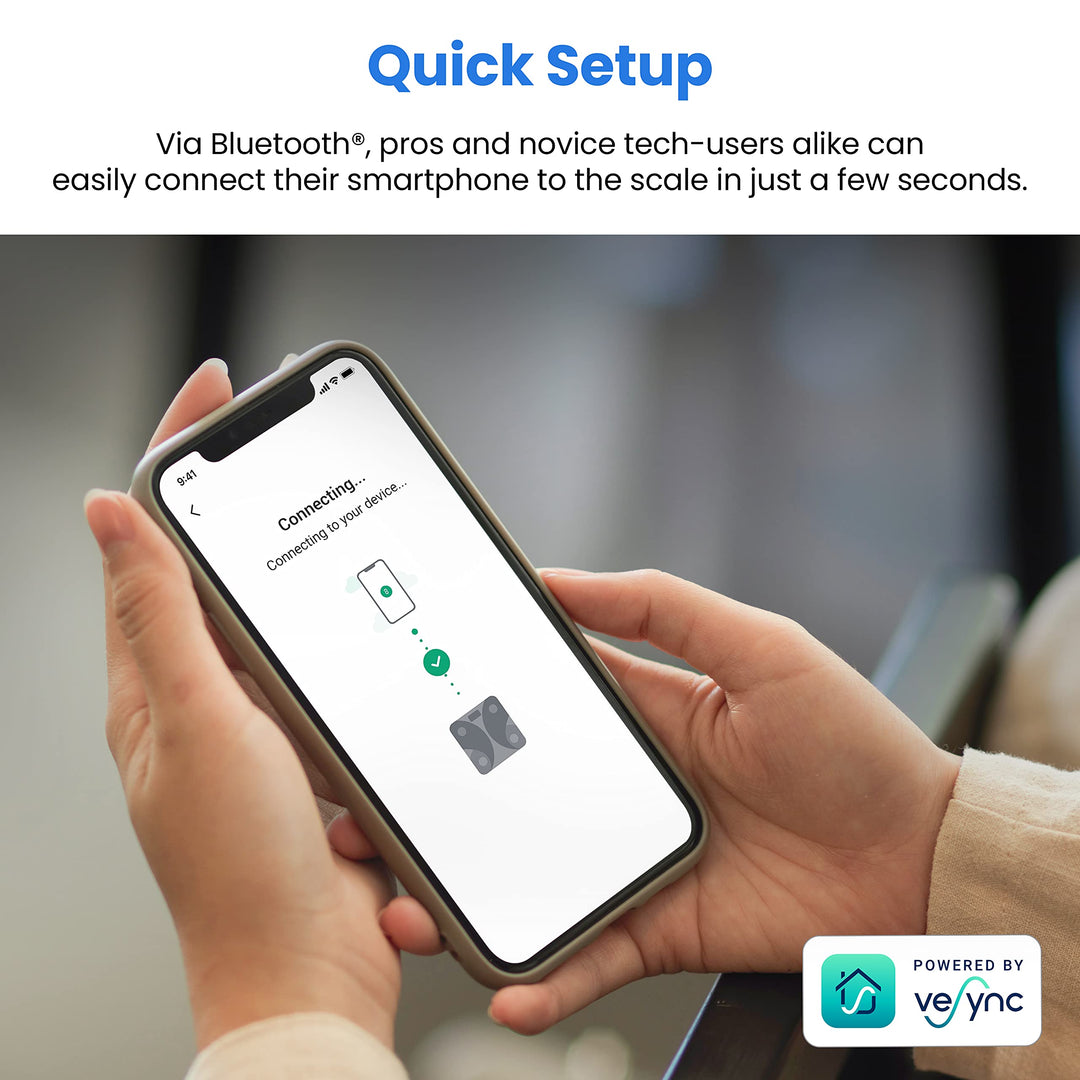 Etekcity Bluetooth Body Composition Scale - Digital Weight Scale with BMI, Body Fat &amp; Muscle Mass Tracking - Dreamchaser Headquarters