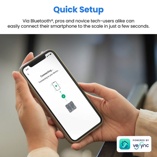 Etekcity Bluetooth Body Composition Scale - Digital Weight Scale with BMI, Body Fat &amp; Muscle Mass Tracking - Dreamchaser Headquarters