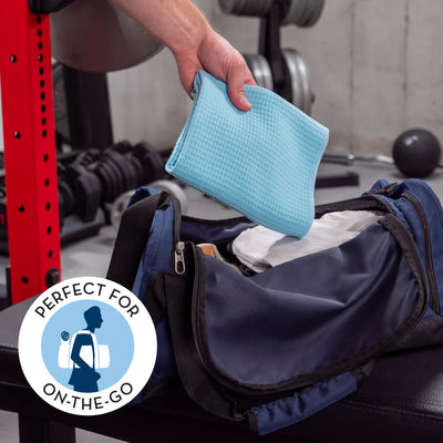 Stunning colors of S&T INC. Microfiber Gym Towels, perfect for active lifestyles.
