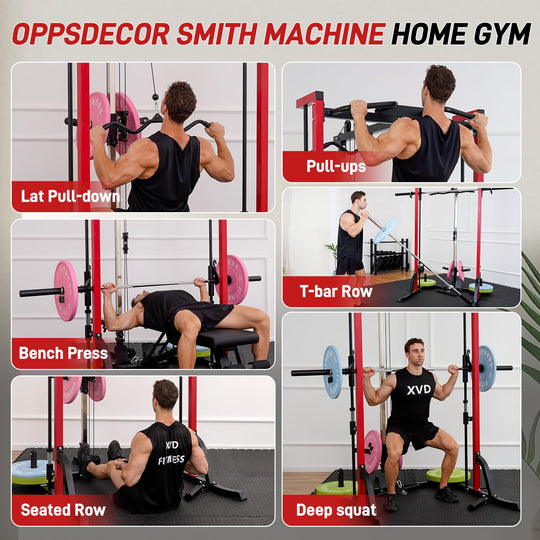 Smith Machine &amp; Power Cage for Full Body Strength Training | DreamChaserHQ