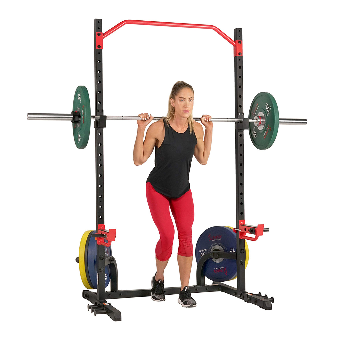 Sunny Health & Fitness Multifunctional All in One Pully Cable Home Gym – Complete Functional Trainer Compact Workout System SF-HG92401 - Dreamchaser Headquarters