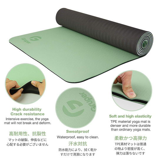 Eco Yoga Mat for Stability, Comfort &amp; Daily Training | DreamChaserHQ