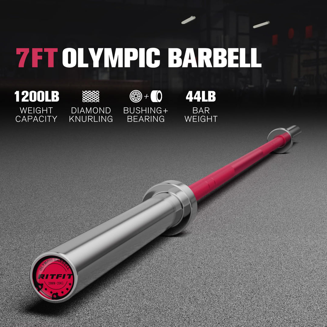 Olympic Weight Bar for Home Gym Strength Training | DreamChaserHQ