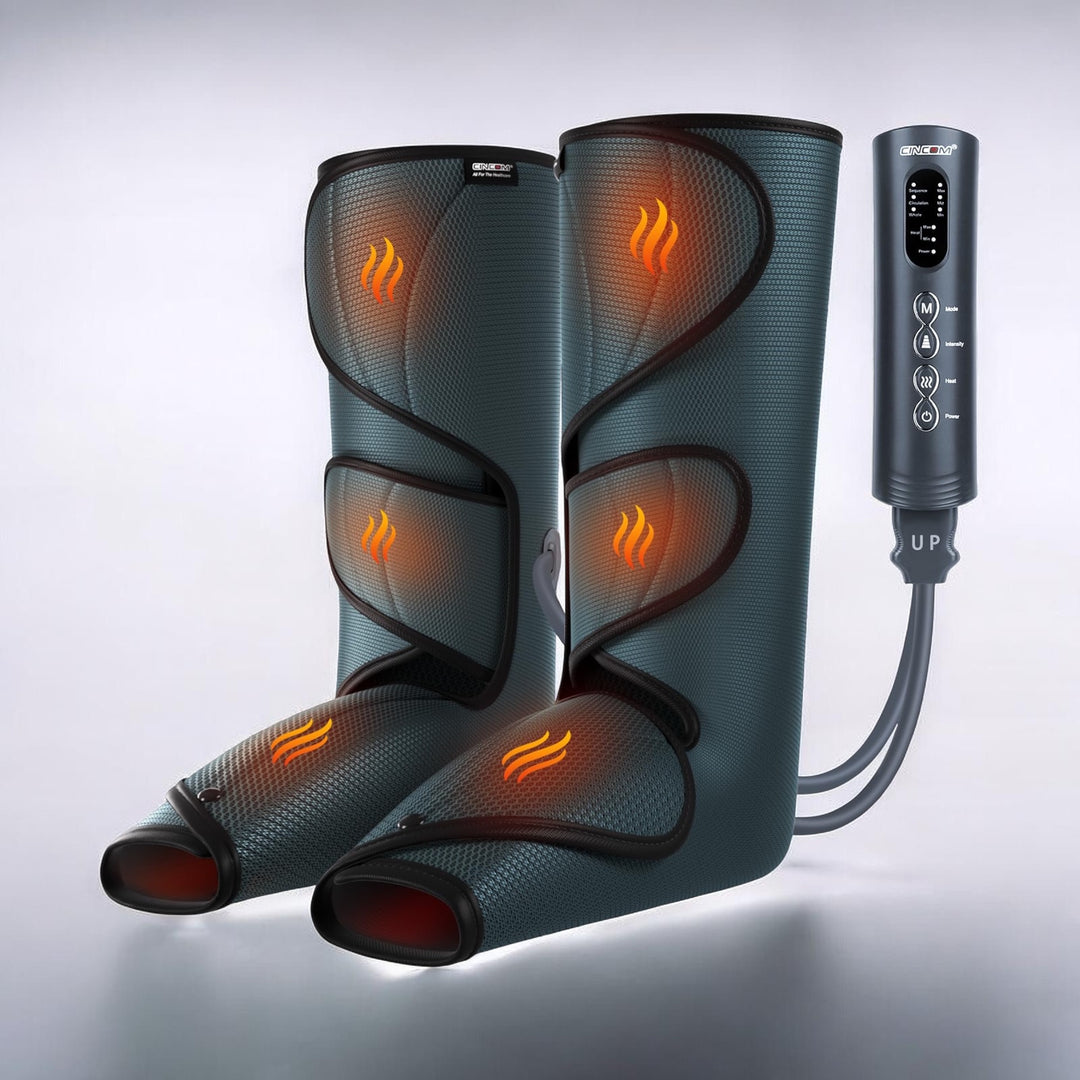 Leg Massager with Heat &amp; Compression for Muscle Recovery, Circulation &amp; Pain Relief | DreamchaserHQ