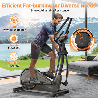 Niceday’s elliptical trainer for home with a focus on user comfort and design.