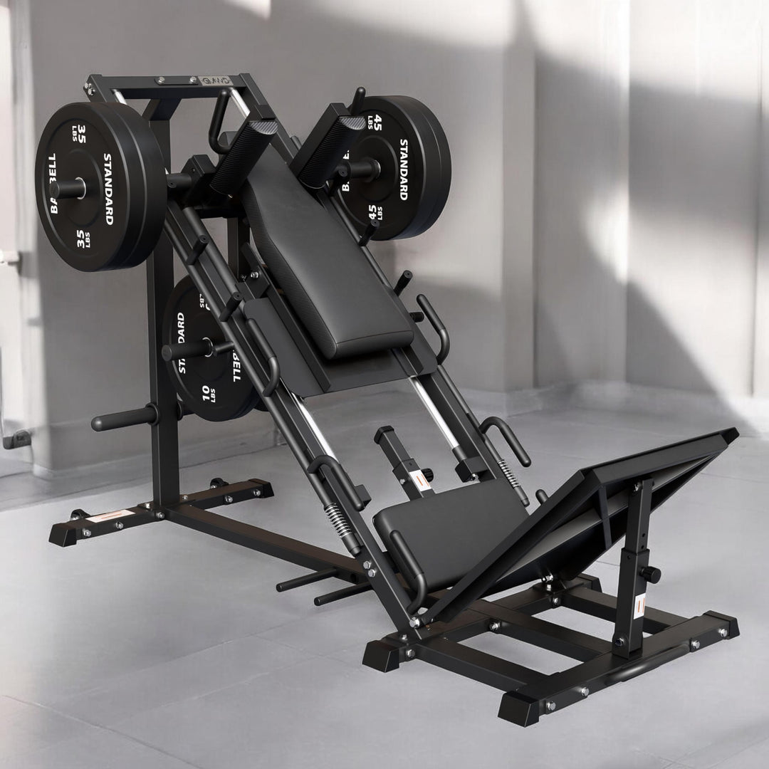 Leg Press &amp; Hack Squat Machine for Lower Body Strength, Muscle Building &amp; Home Gym Training | DreamchaserHQ
