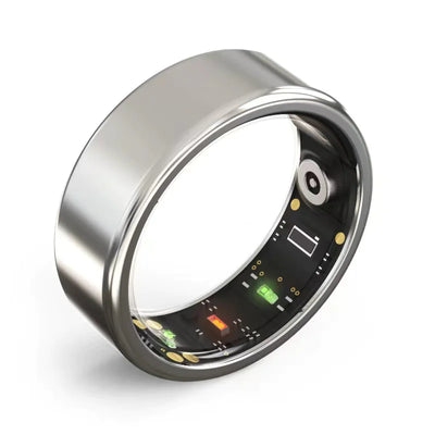Smart Ring in action, tracking vital signs and boosting health as a fitness tracking ring.