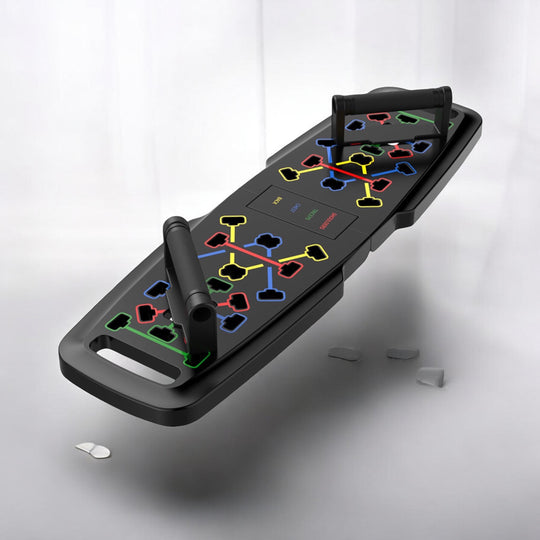 Push-Up Board Home Gym Set with Resistance Bands for Full-Body Strength &amp; Muscle Building | DreamchaserHQ