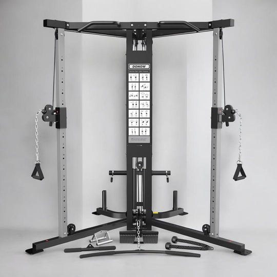 Cable Crossover Machine with Pull-Up Bar &amp; LAT Pulldown for Full-Body Strength Training | DreamchaserHQ