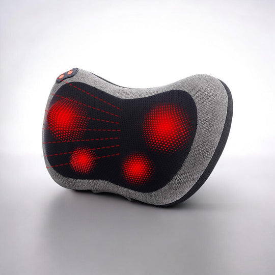 Heated Shiatsu Massage Pillow for Neck, Back, Muscle Recovery &amp; Pain Relief | DreamchaserHQ
