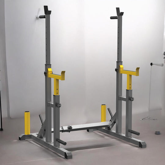 Adjustable Squat Rack for Strength Training &amp; Home Gym Workouts | DreamChaserHQ