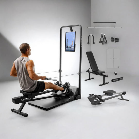 Smart All-in-One Home Gym with Smith Machine, Squat Rack &amp; Cable System for Full-Body Strength Training | DreamchaserHQ
