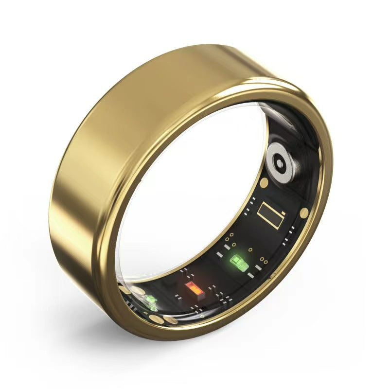 Elegant Smart Ring in various angles, serving as a fashionable fitness tracking ring.